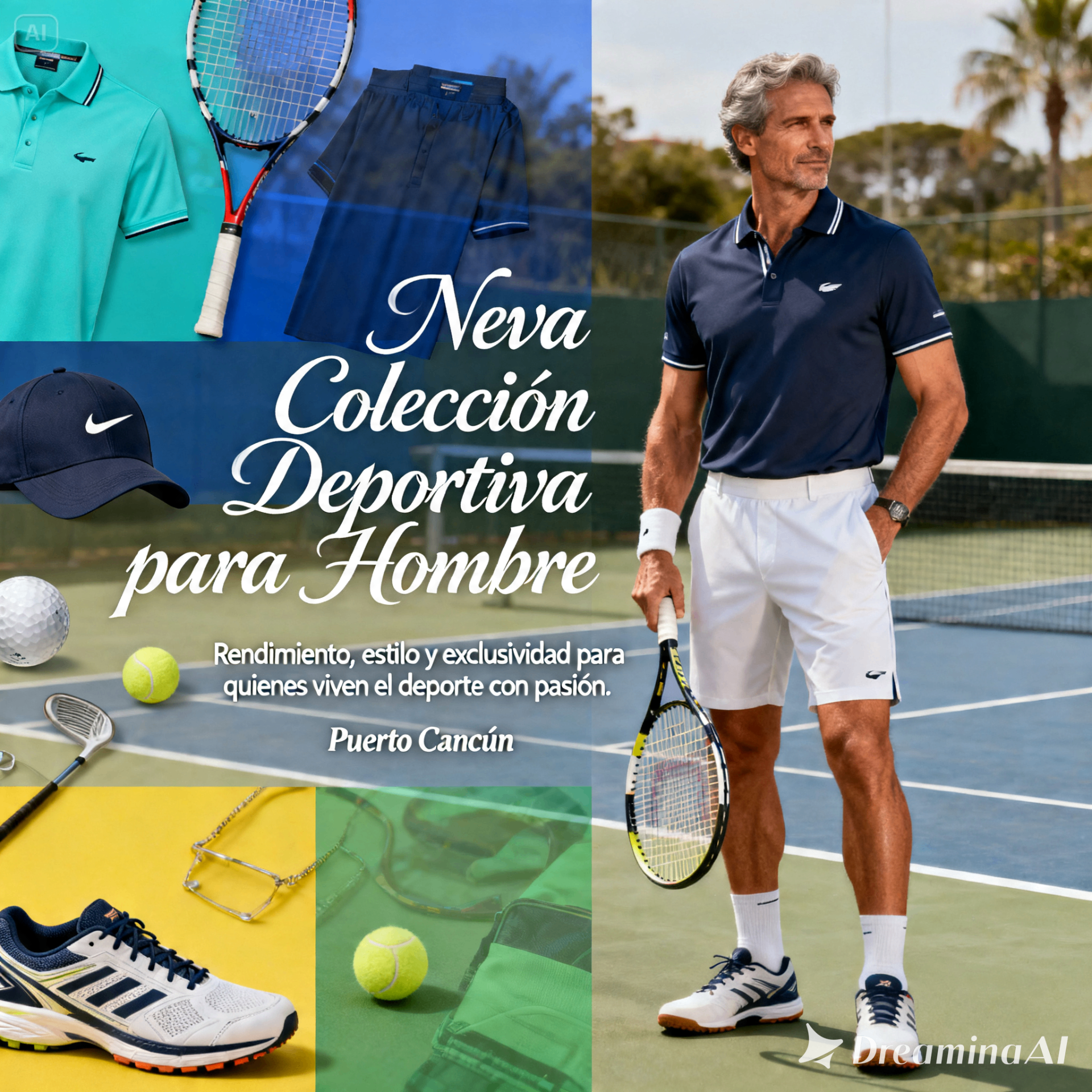 Colección deportiva — social media: diseño gráfico hecho por Neuralift en Cancún, Quintana Roo
