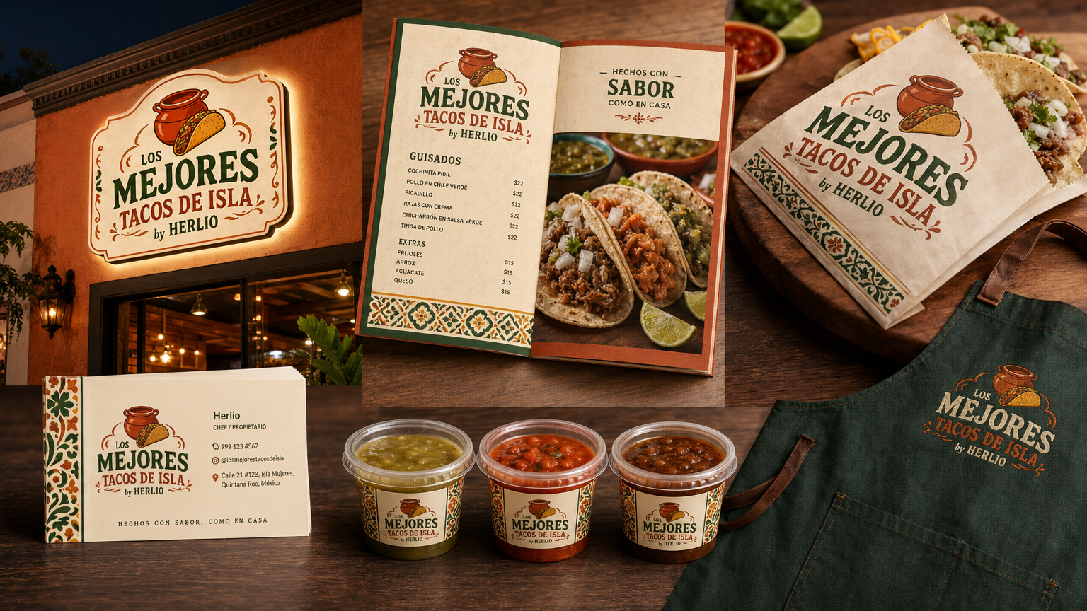 Mockup de marca completa — branding: diseño gráfico hecho por Neuralift en Cancún, Quintana Roo