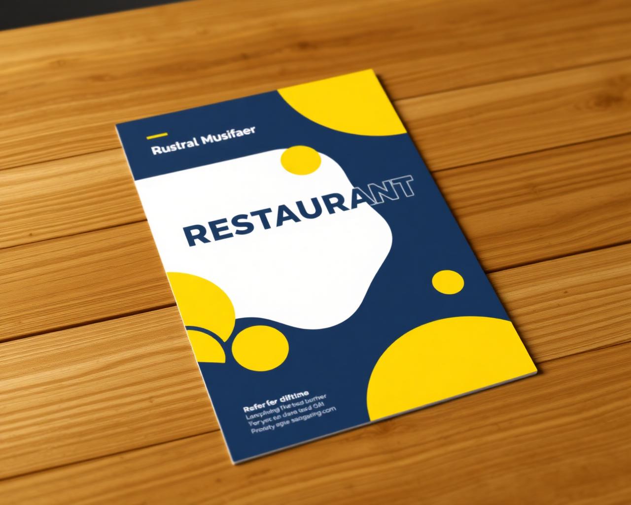 Flyer restaurante — negocios: diseño gráfico hecho por Neuralift en Cancún, Quintana Roo